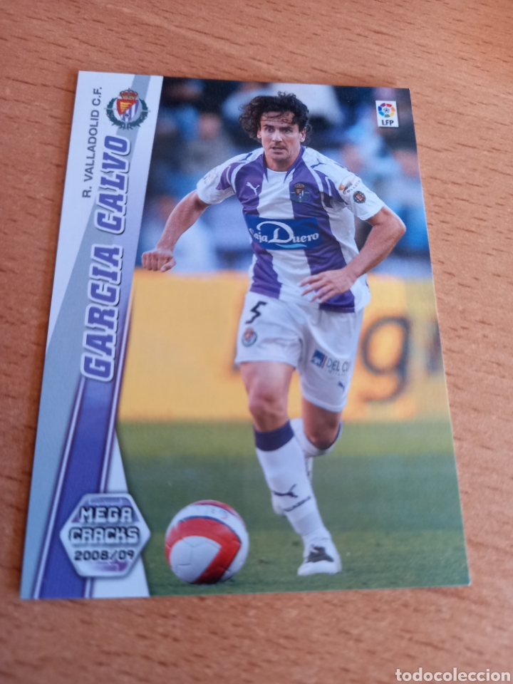 Figurine di Calcio: Panini megacracks 2008 2009 08 09 329 Garc&iacute;a Calvo Real Valladolid