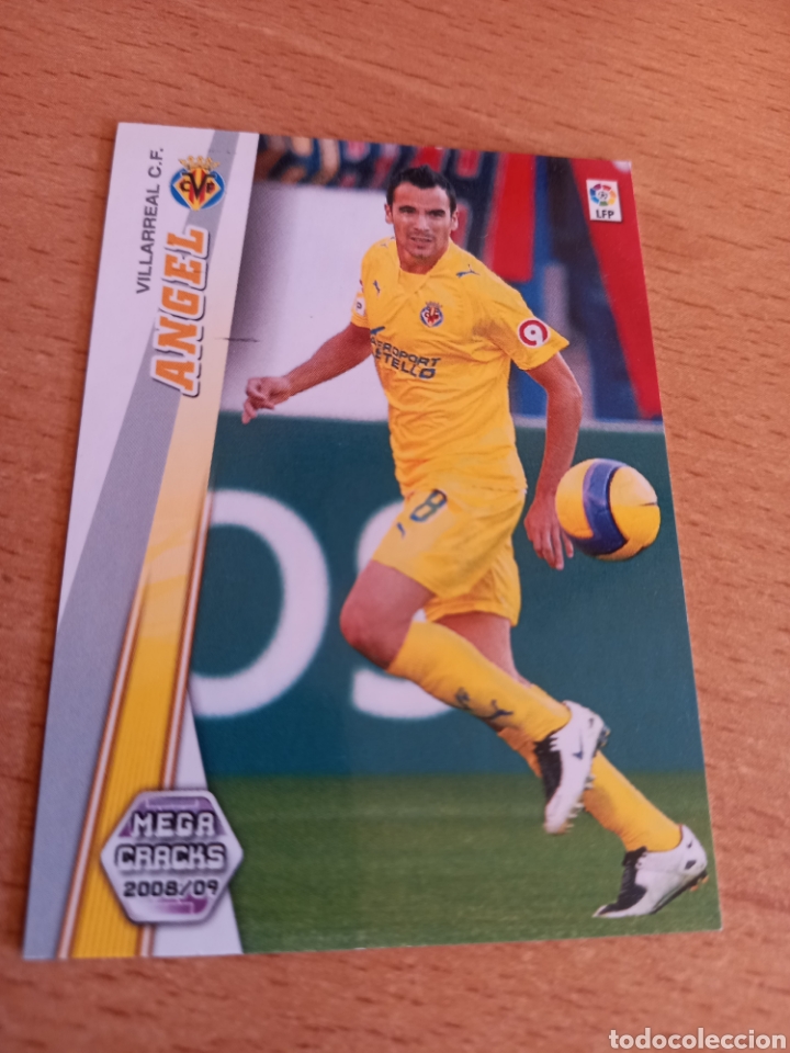 Fu&szlig;ball-Sticker: Panini megacracks 2008 2009 08 09 346 &Aacute;ngel Villarreal