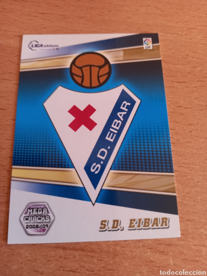 Fu&szlig;ball-Sticker: Panini megacracks 2008 2009 08 09 418 escudo Eibar