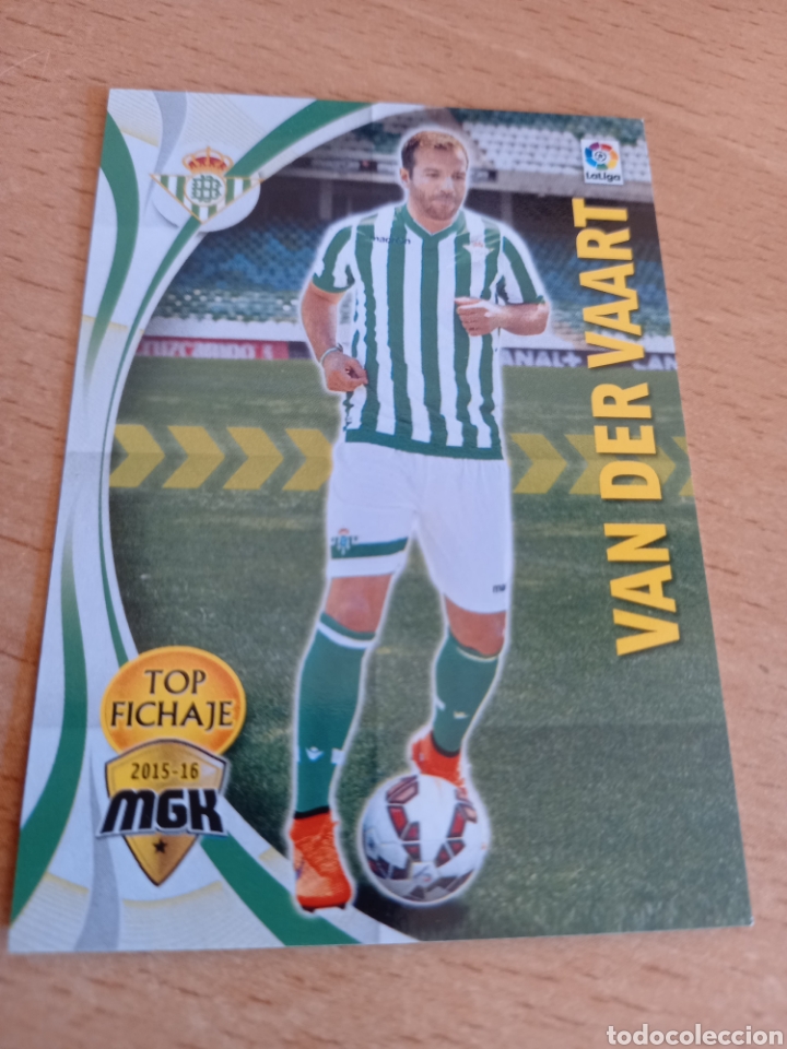 Fu&szlig;ball-Sticker: Panini megacracks 2015 2016 15 16 103 Van Der Vaart Real Betis top fichaje