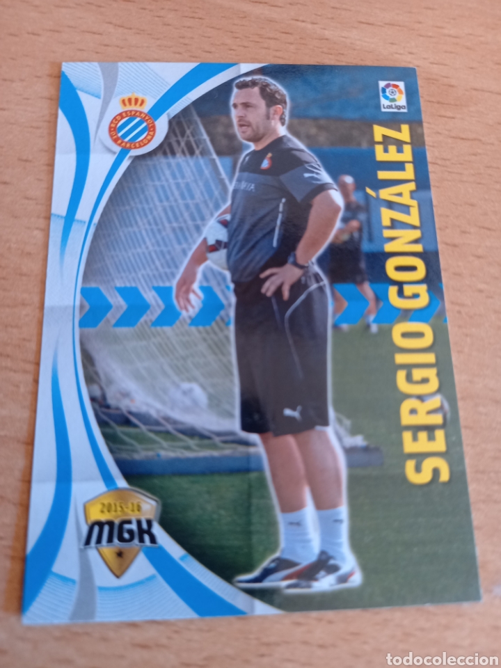 Figurine di Calcio: Panini megacracks 2015 2016 15 16 191 Sergio Gonz&aacute;lez Espanyol