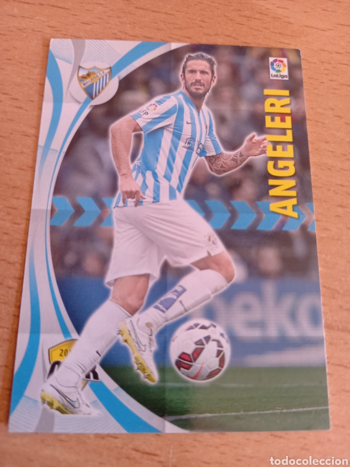 Figurine di Calcio: Panini megacracks 2015 2016 15 16 357 Angeleri M&aacute;laga