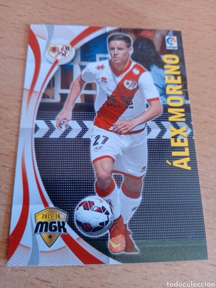 Fu&szlig;ball-Sticker: Panini megacracks 2015 2016 15 16 394 Alex Moreno Rayo Vallecano