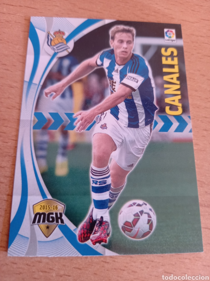 Fu&szlig;ball-Sticker: Panini megacracks 2015 2016 15 16 421 Canales Real Sociedad
