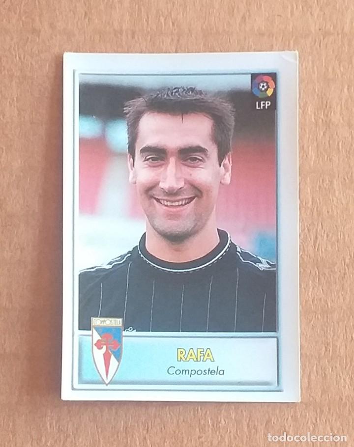 Figurine di Calcio: Cromo adhesivo n&ordm; 45 RAFA COMPOSTELA F&Uacute;TBOL 97-98 de BOLLYCAO. Nuevo y sin pegar.