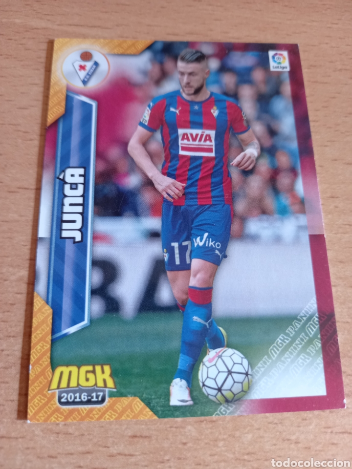 Cromos de f&uacute;tbol: Panini megacracks 2016 2017 16 17 198 Junca Eibar - Foto 1