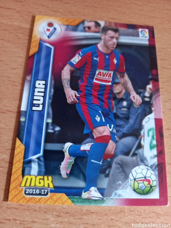 Football Stickers: Panini megacracks 2016 2017 16 17 199 Luna Eibar