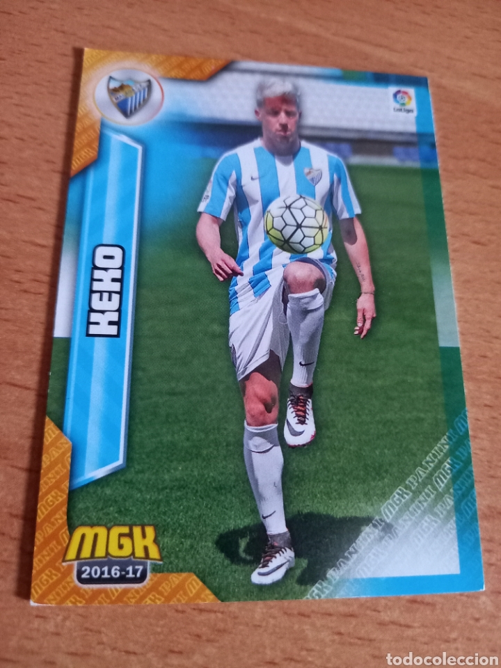 Football Stickers: Panini megacracks 2016 2017 16 17 371 Keko M&aacute;laga