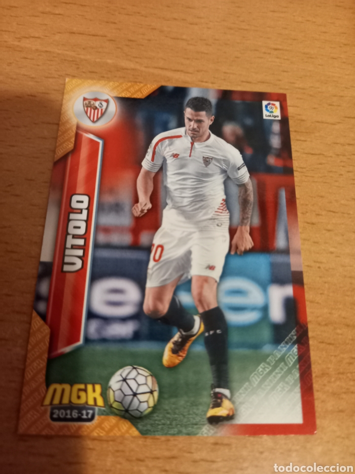 Fu&szlig;ball-Sticker: Panini megacracks 2016 2017 16 17 449 Vitolo Sevilla