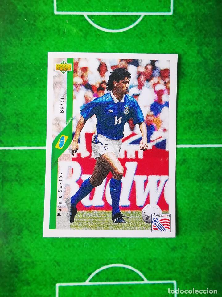 Cromos de F&uacute;tbol: CROMO SIN PEGAR FUTBOL 94 WorldCup UPPER DECK MUNDIAL USA 1994 BRASIL 60 MARCIO SANTOS