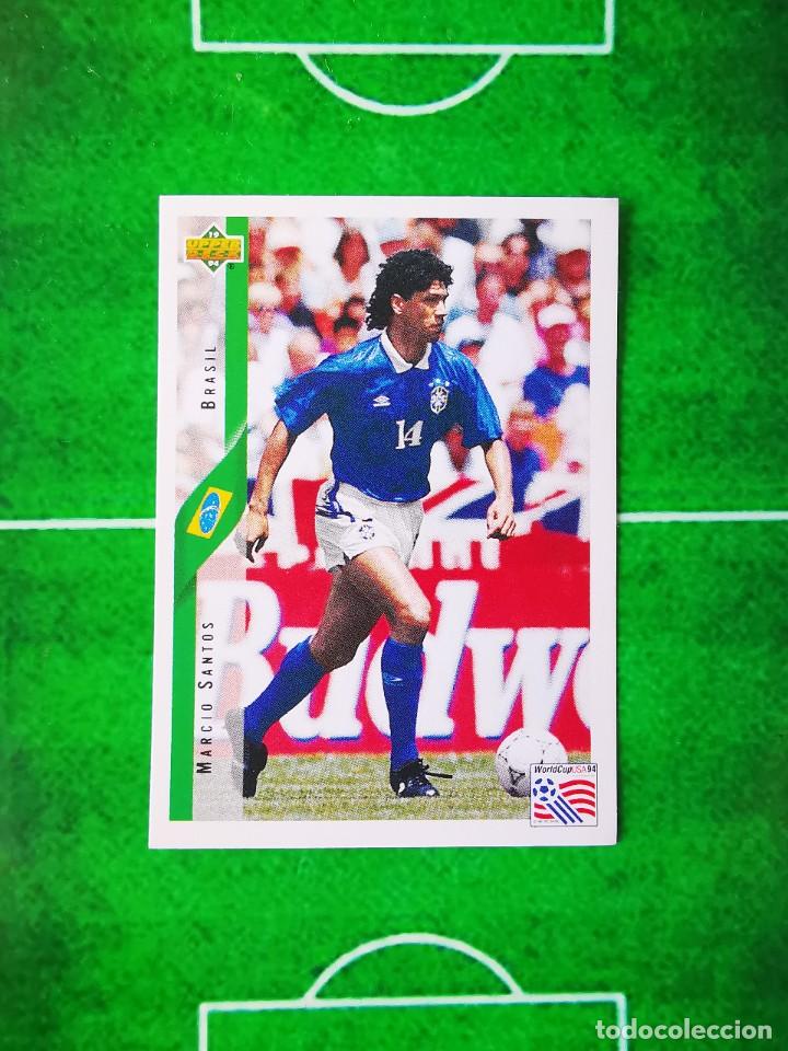 Cromos de F&uacute;tbol: CROMO SIN PEGAR FUTBOL 94 WorldCup UPPER DECK MUNDIAL USA 1994 BRASIL 60 MARCIO SANTOS