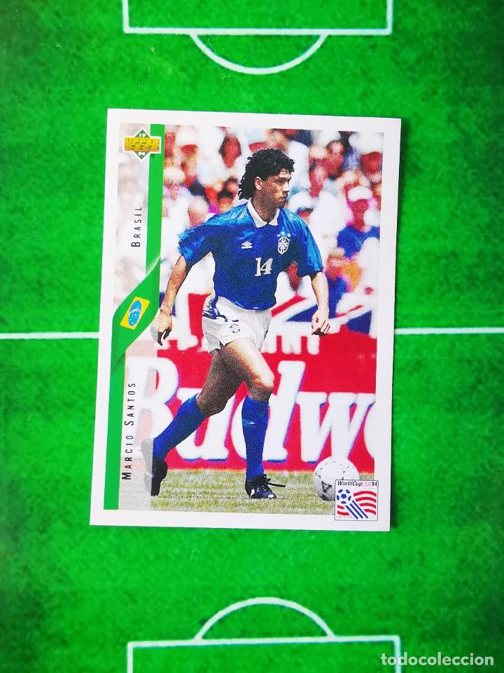 Cromos de F&uacute;tbol: CROMO SIN PEGAR FUTBOL 94 WorldCup UPPER DECK MUNDIAL USA 1994 BRASIL 60 MARCIO SANTOS