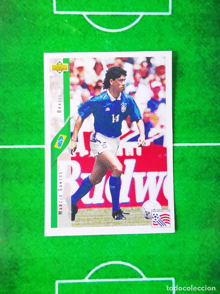 Cromos de F&uacute;tbol: CROMO SIN PEGAR FUTBOL 94 WorldCup UPPER DECK MUNDIAL USA 1994 BRASIL 60 MARCIO SANTOS
