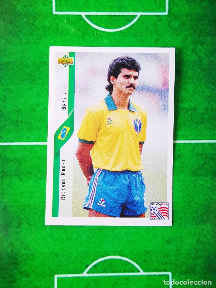 Cromos de F&uacute;tbol: CROMO SIN PEGAR FUTBOL 94 WorldCup UPPER DECK MUNDIAL USA 1994 BRASIL 63 RICARDO ROCHA