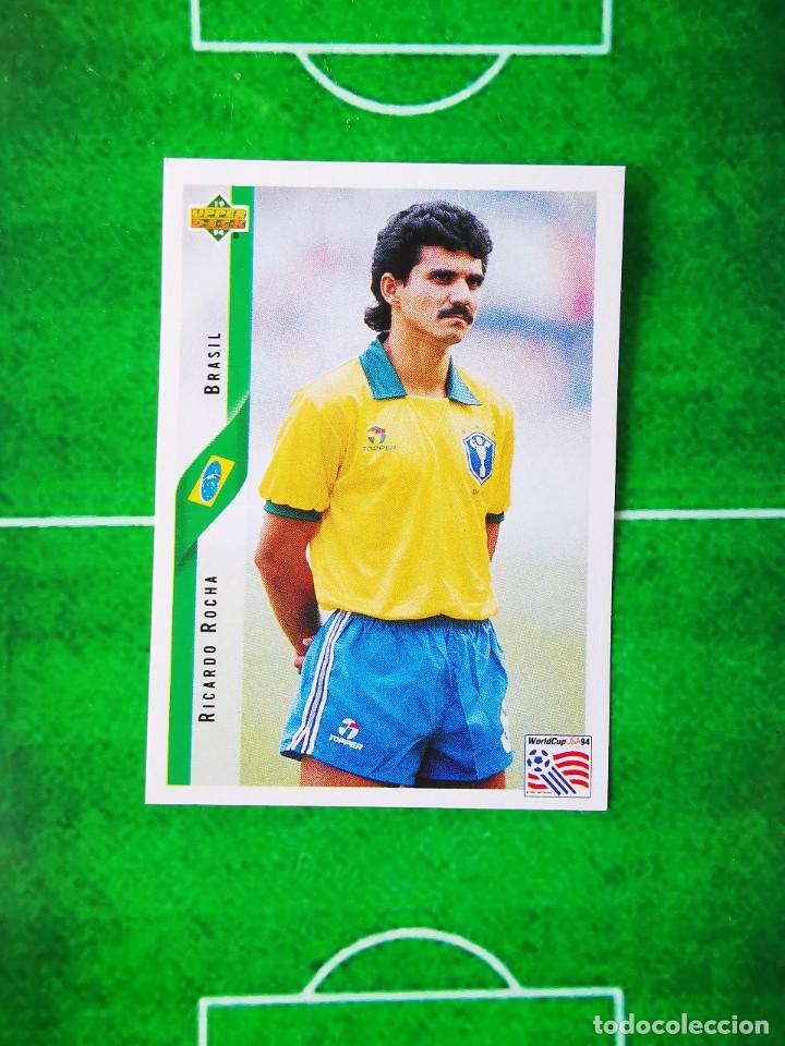 Cromos de F&uacute;tbol: CROMO SIN PEGAR FUTBOL 94 WorldCup UPPER DECK MUNDIAL USA 1994 BRASIL 63 RICARDO ROCHA