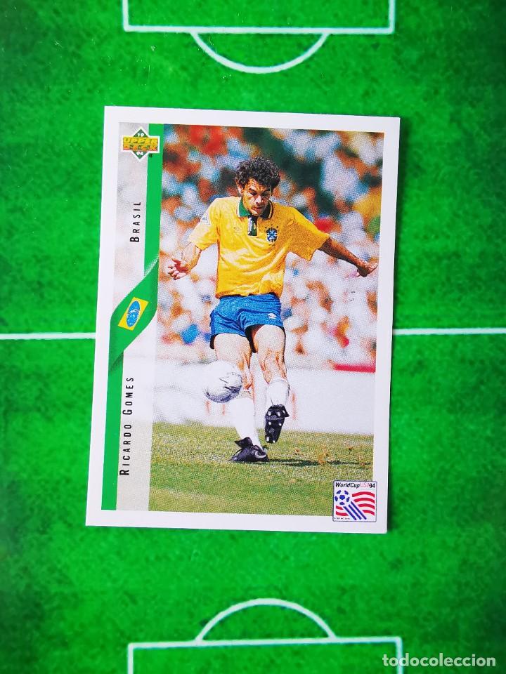 Cromos de F&uacute;tbol: CROMO SIN PEGAR FUTBOL 94 WorldCup UPPER DECK MUNDIAL USA 1994 BRASIL 64 RICARDO GOMES