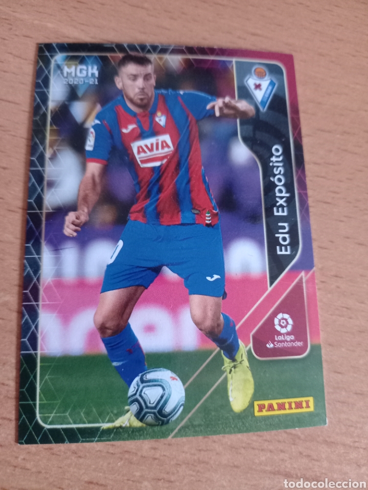 Football Stickers: Panini megacracks 2020 2021 20 21 136 Edu Exp&oacute;sito Eibar