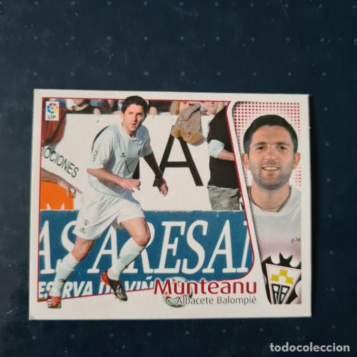 Cromos de f&uacute;tbol: Munteanu - Albacete - 2004 2005 04 05 - Cromo Ediciones Este - Nunca Pegado - Foto 1