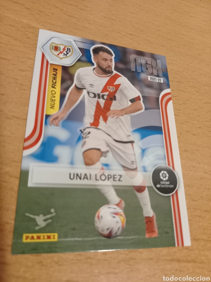 Figurine di Calcio: Panini megacracks 2021 2022 21 22 479 Unai L&oacute;pez fichaje Rayo Vallecano