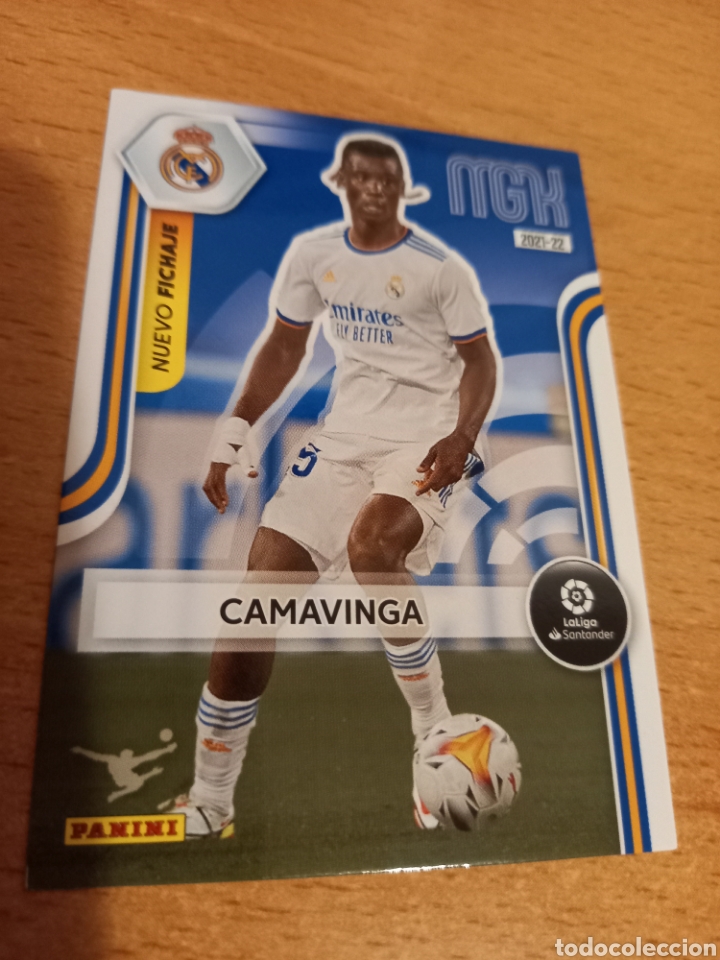 Cromos de Futebol: Panini megacracks 2021 2022 21 22 494 Camavinga fichaje Real Madrid