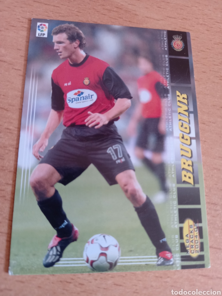 Figurine di Calcio: Panini megacracks 2004 2005 04 05 215 Bruggink Mallorca versi&oacute;n err&oacute;nea