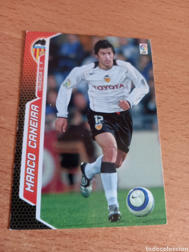 Cromos de f&uacute;tbol: Panini megacracks 2005 2006 05 06 309 Marco Caneira Valencia versi&oacute;n err&oacute;nea