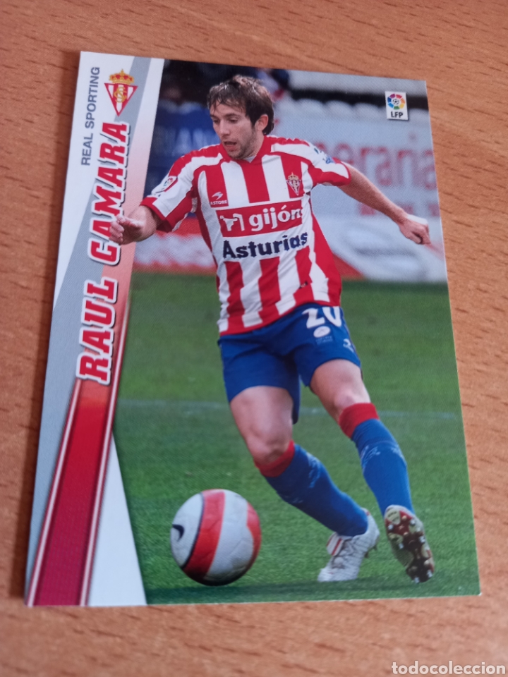 Cromos de f&uacute;tbol: Panini megacracks 2008 2009 08 09 295 Ra&uacute;l C&aacute;mara Sporting de Gij&oacute;n versi&oacute;n err&oacute;nea - Foto 1