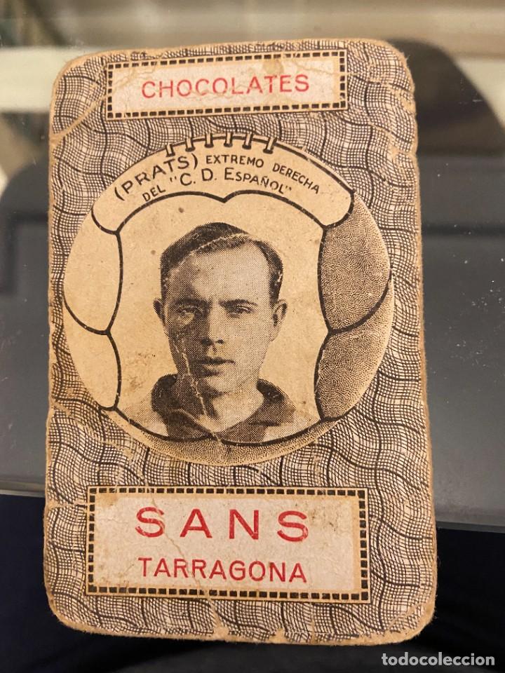 Cromos de f&uacute;tbol: prats espa&ntilde;ol normal chocolates sans - Foto 1