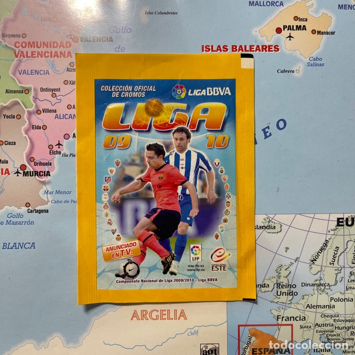 Cromos de f&uacute;tbol: Sobre vacio liga este 09-10 2009-2010, versi&oacute;n estrecha