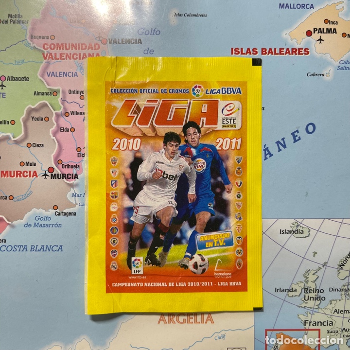 Cromos de f&uacute;tbol: Sobre vacio liga este 10-11 2010-2011, versi&oacute;n estrecha