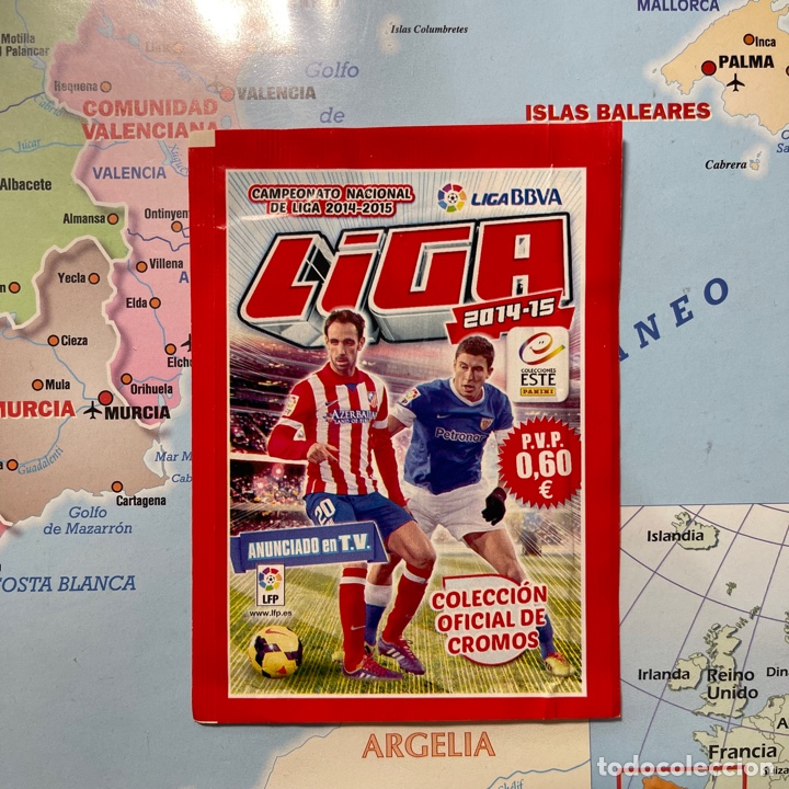 Cromos de f&uacute;tbol: Sobre vacio liga este 14-15 2014-2015, versi&oacute;n estrecha