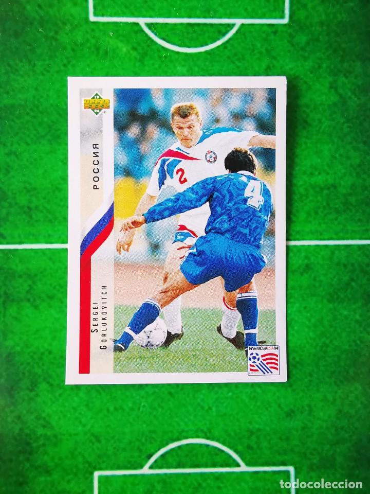 Fu&szlig;ball-Sticker: CROMO SIN PEGAR FUTBOL 94 WorldCup UPPER DECK MUNDIAL USA 1994 RUSIA 75 SERGEI GORLUKOVITCH