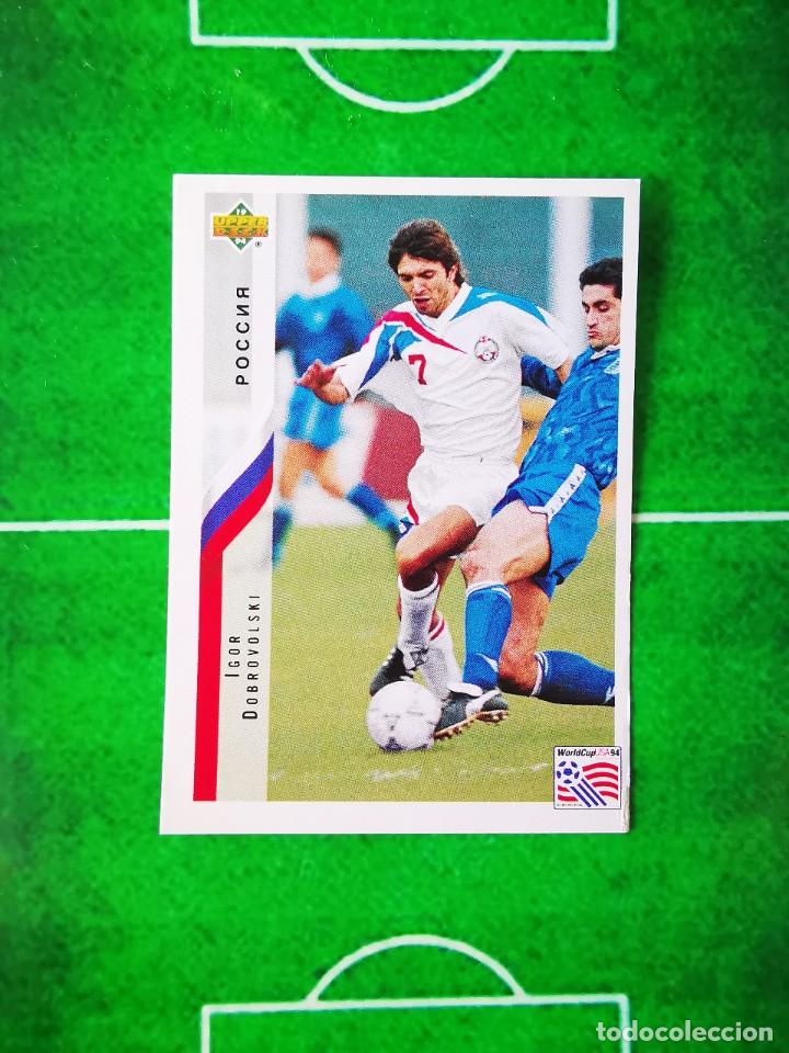 Fu&szlig;ball-Sticker: CROMO SIN PEGAR FUTBOL 94 WorldCup UPPER DECK MUNDIAL USA 1994 RUSIA 79 IGOR DOBROVOLSKI