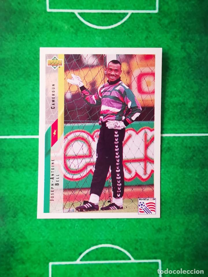 Fu&szlig;ball-Sticker: CROMO SIN PEGAR FUTBOL 94 WorldCup UPPER DECK MUNDIAL USA 1994 CAMERUN 87 JOSEPH ANTOINE BELL