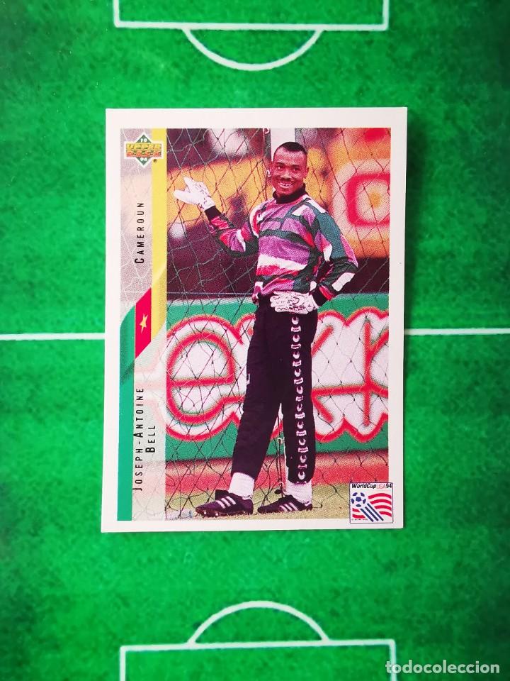 Fu&szlig;ball-Sticker: CROMO SIN PEGAR FUTBOL 94 WorldCup UPPER DECK MUNDIAL USA 1994 CAMERUN 87 JOSEPH ANTOINE BELL