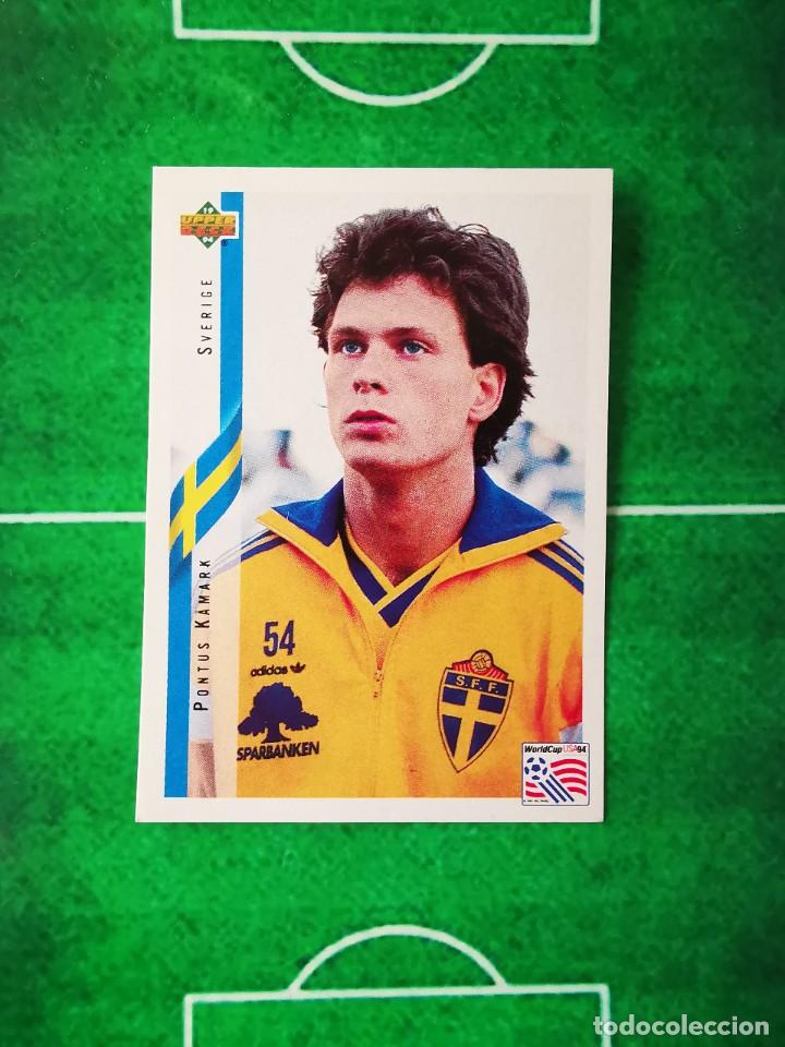 Fu&szlig;ball-Sticker: CROMO SIN PEGAR FUTBOL 94 WorldCup UPPER DECK MUNDIAL USA 1994 SUECIA 101 PONTUS KAMARK