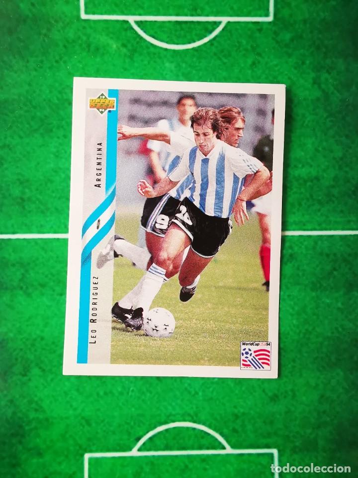 Cartes &agrave; collectionner de Football: CROMO SIN PEGAR FUTBOL 94 WorldCup UPPER DECK MUNDIAL USA 1994 ARGENTINA 155 LEO RODRIGUEZ