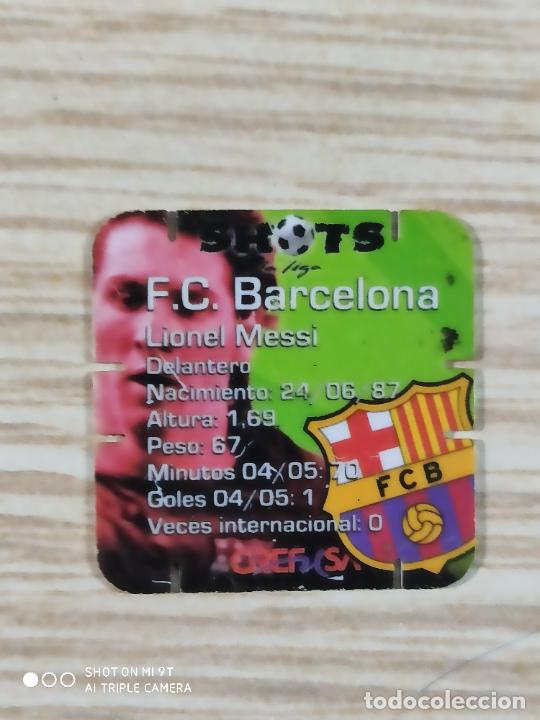 Cromos de f&uacute;tbol: messi shots grefusa 2005 - Foto 2