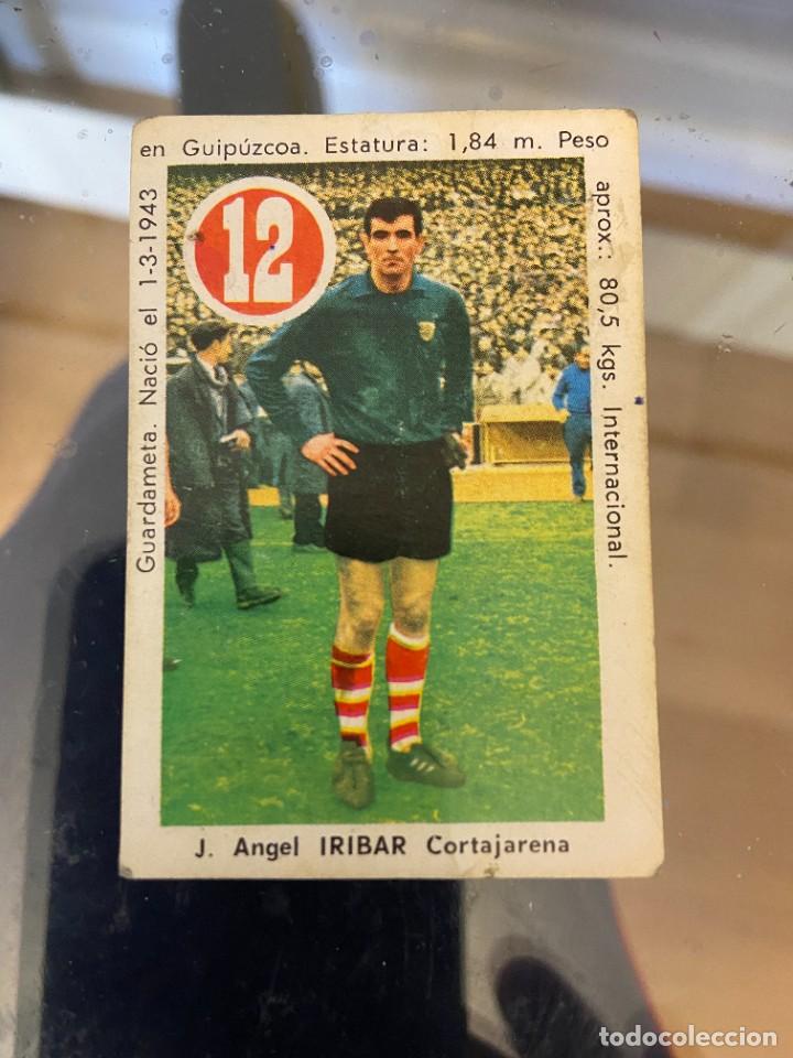 Cromos de f&uacute;tbol: iribar 12 rojo hoja 18 - Foto 1