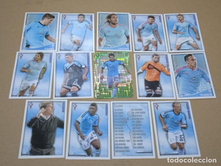 Cromos de f&uacute;tbol: LOTE 14 CARTAS RC CELTA DE VIGO MUNDICROMO FICHAS DE LA LIGA 2014 2015 CARDS