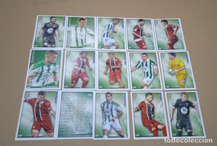 Cromos de f&uacute;tbol: LOTE 15 CARTAS C&Oacute;RDOBA MUNDICROMO FICHAS DE LA LIGA 2014 2015 CARDS