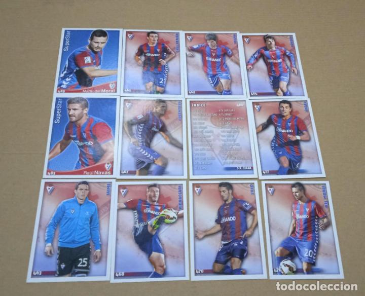 Cromos de f&uacute;tbol: LOTE 12 CARTAS SD EIBAR MUNDICROMO FICHAS DE LA LIGA 2014 2015 CARDS