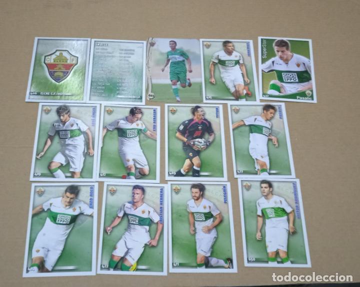 Cromos de f&uacute;tbol: LOTE 13 CARTAS ELCHE MUNDICROMO FICHAS DE LA LIGA 2014 2015 CARDS