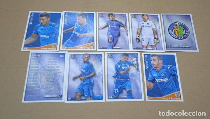 Cromos de f&uacute;tbol: LOTE 9 CARTAS GETAFE MUNDICROMO FICHAS DE LA LIGA 2014 2015 CARDS