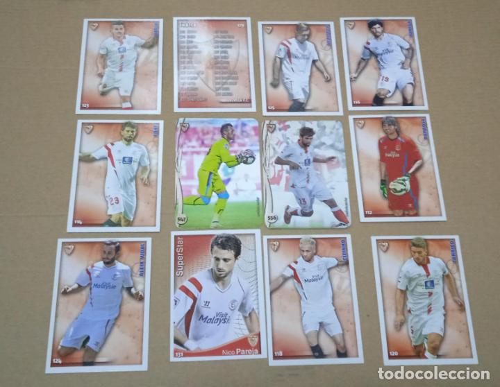Cromos de f&uacute;tbol: LOTE 12 CARTAS SEVILLA FC MUNDICROMO FICHAS DE LA LIGA 2014 2015 CARDS