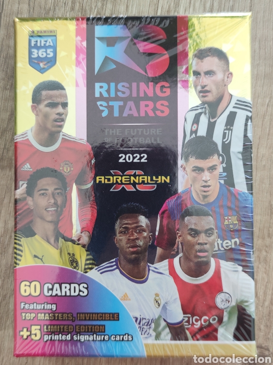 Cromos de f&uacute;tbol: Lote 65 cards Panini FIFA 365 2022 Adrenalyn Rising Stars Box Rookie 22