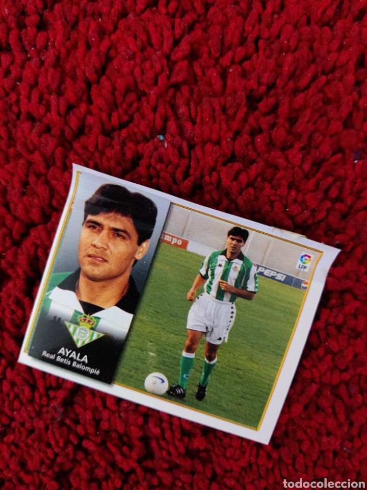Cromos de f&uacute;tbol: Ayala Betis coloca este 1998 1999 98 99 ventanilla - Foto 1