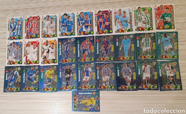 Cromos de F&uacute;tbol: ADRENALYN 2017 2018 LOTE
