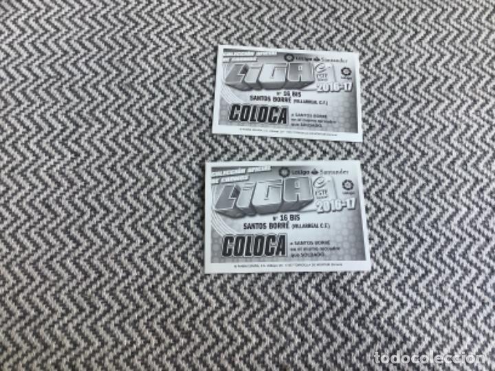 Cromos de f&uacute;tbol: 33. CROMO ESTE 2016-2017 SANTOS BORRE COLOCA ERROR - Foto 2