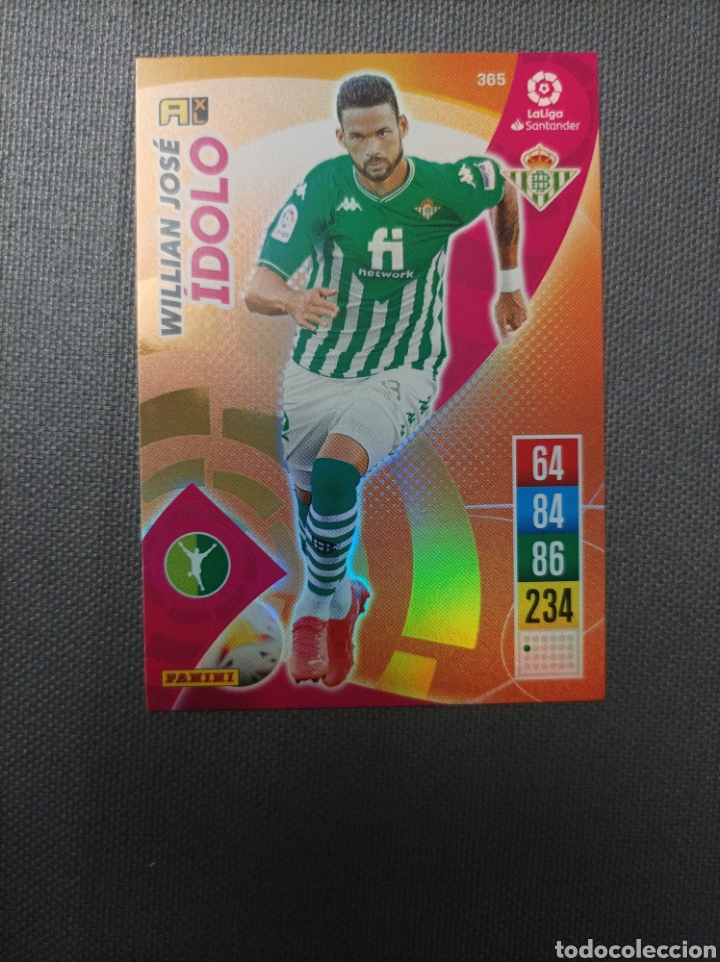 Cromos de f&uacute;tbol: Willian Jose 365 Betis &Iacute;dolo Adrenalyn XL 2021-22